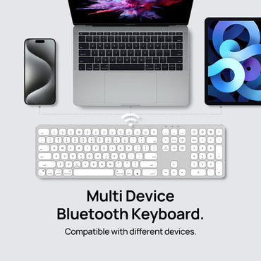 Wireless Keyboard with Numeric Keypad