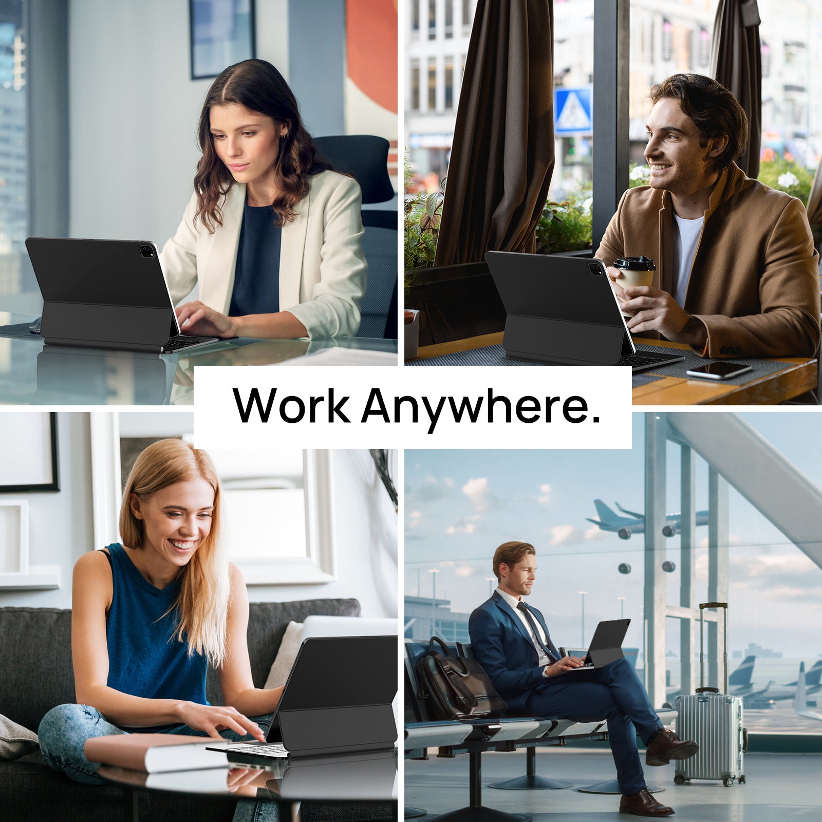 ipad pro 12.9 keyboard case for productivity on the go