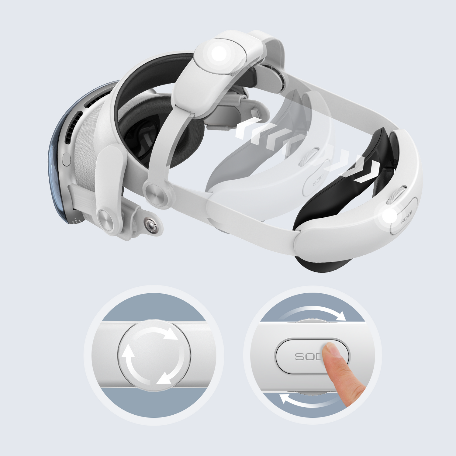 enhance apple vision pro stability with vision pro strap