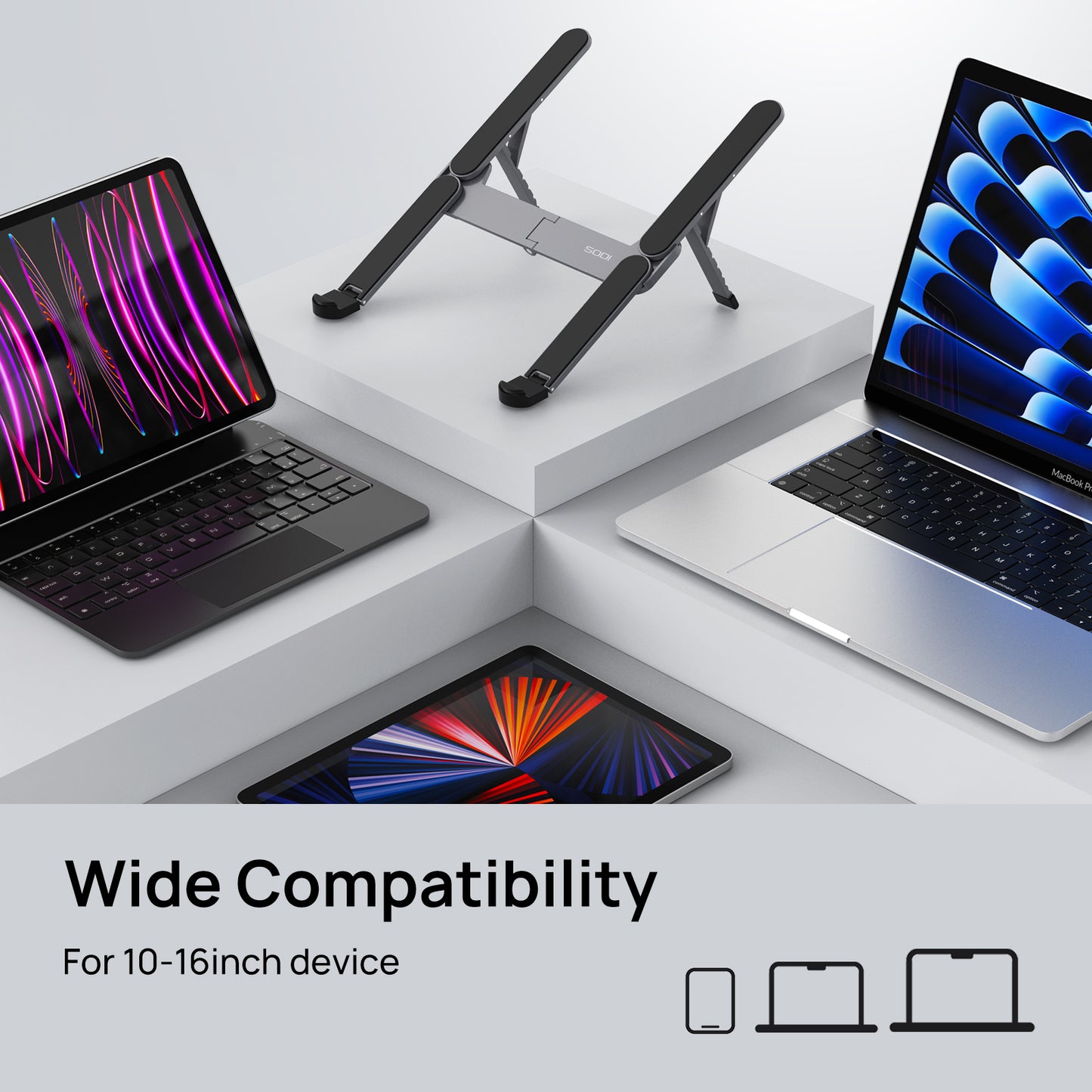 laptop holder for wide compatibility