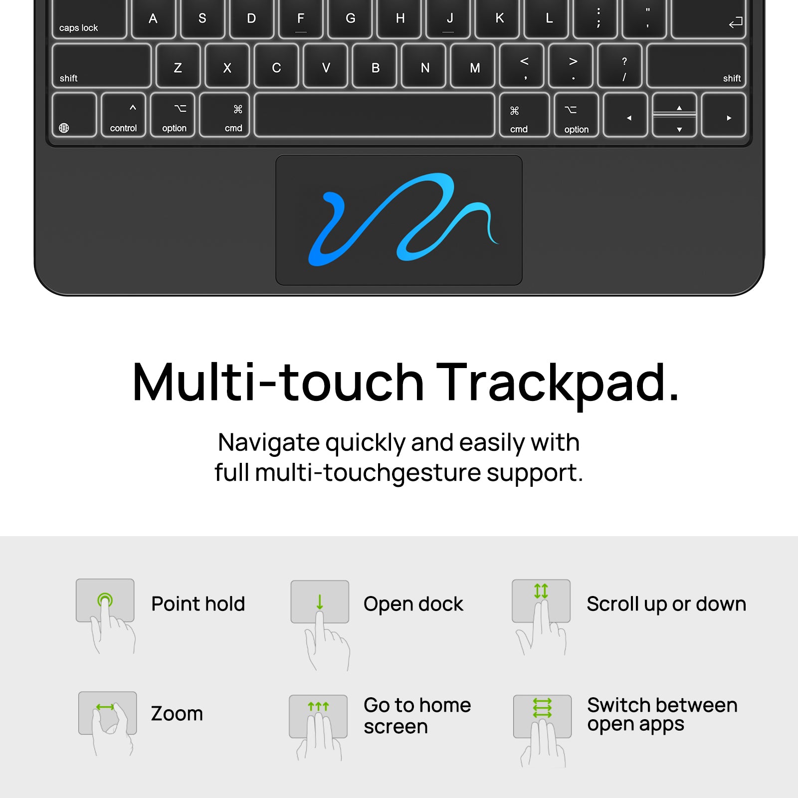 best ipad pro keyboard case with trackpad
