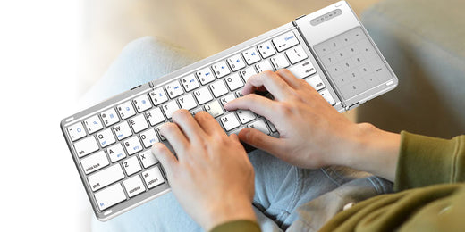 wireless keyboard with touchpad