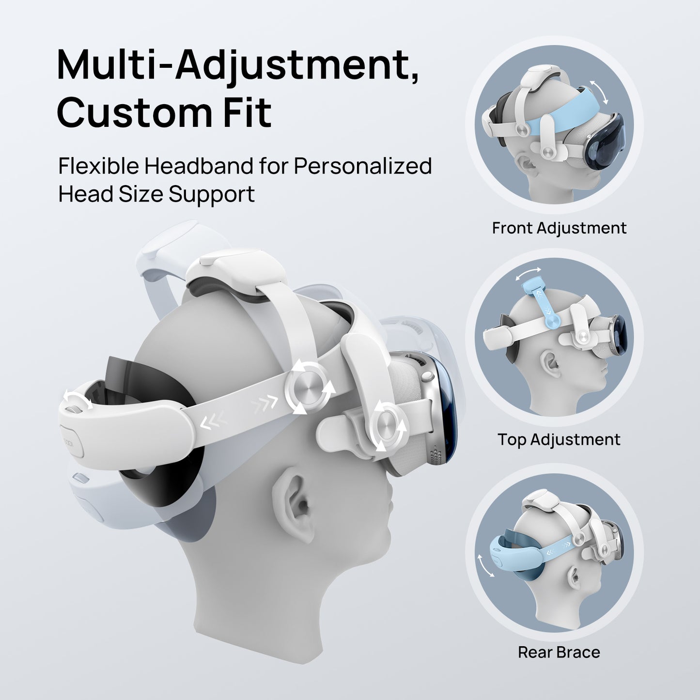 Fascia per la testa SODI per Apple Vision Pro