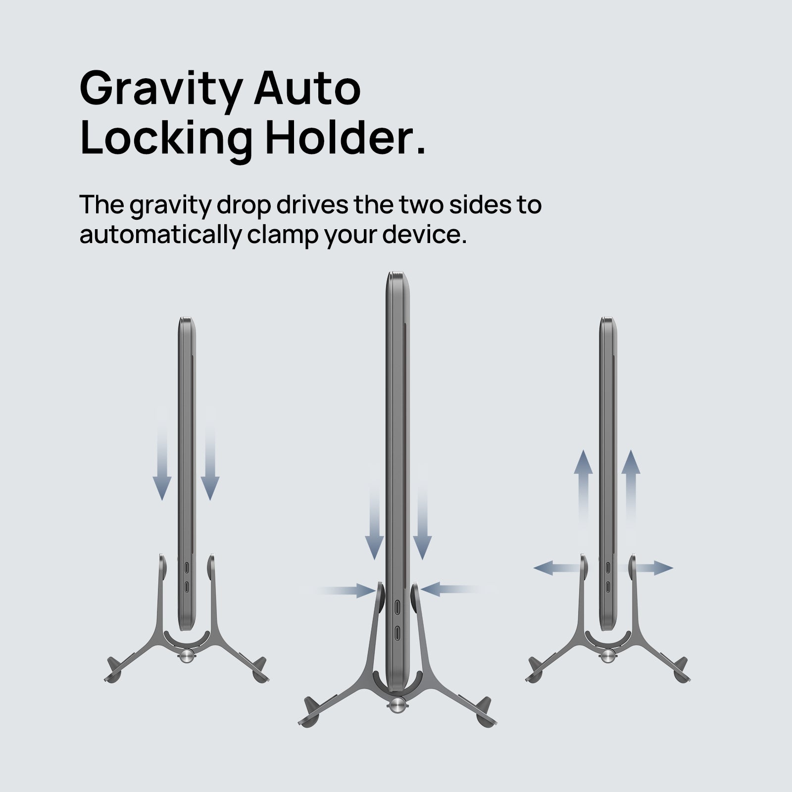 SODI SMS300 Vertical Gravity Auto Locked Laptop Stand