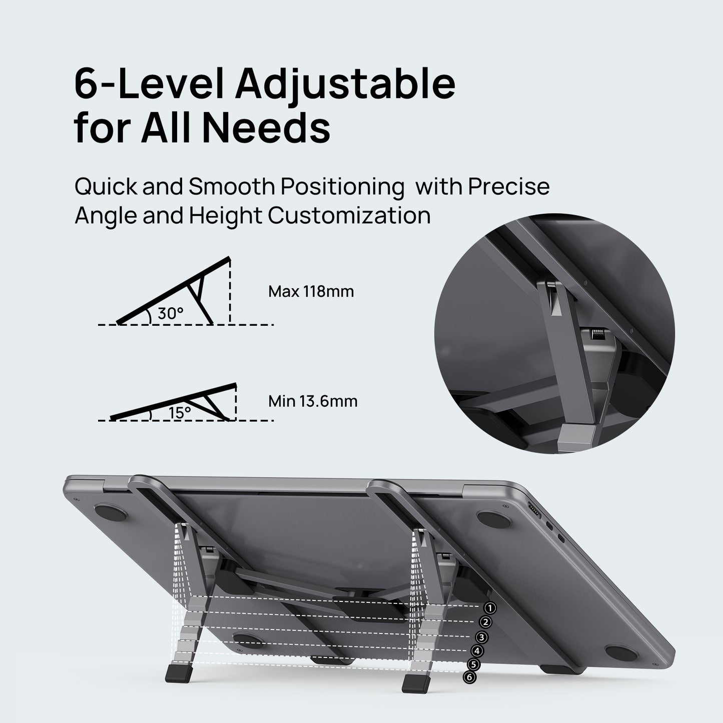 SODI Portable Laptop Stand for Desk