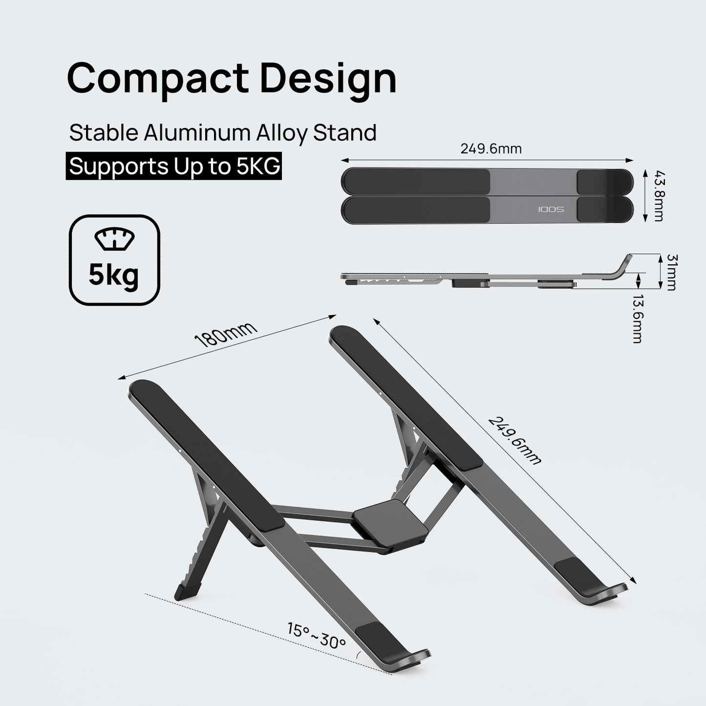 SODI Portable Laptop Stand for Desk