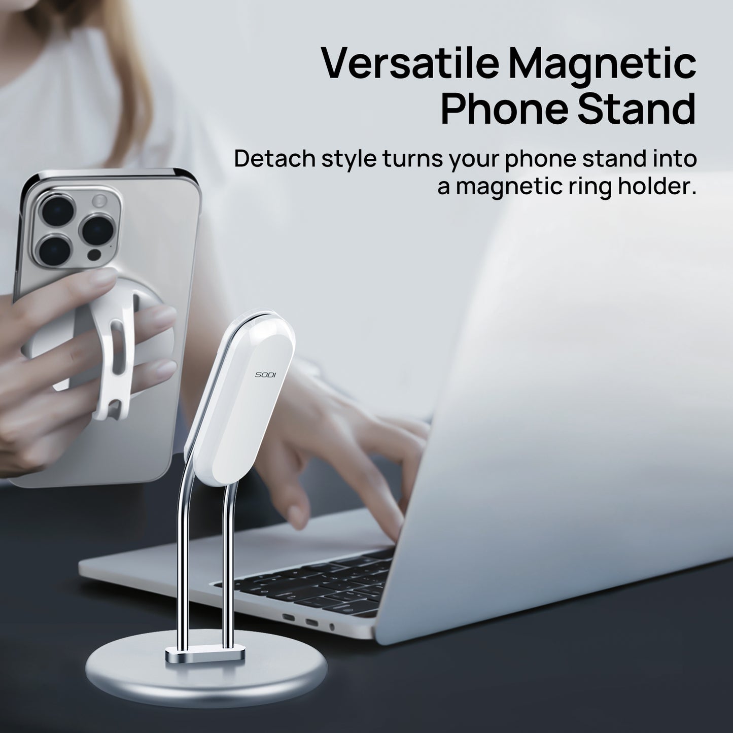 SODI Phone Stand for Desk with Magnetic