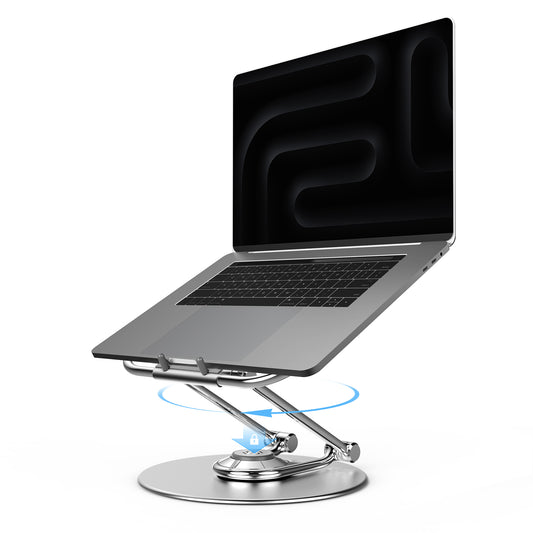 SODI Adjustable Laptop Stand with 360 Rotating Base