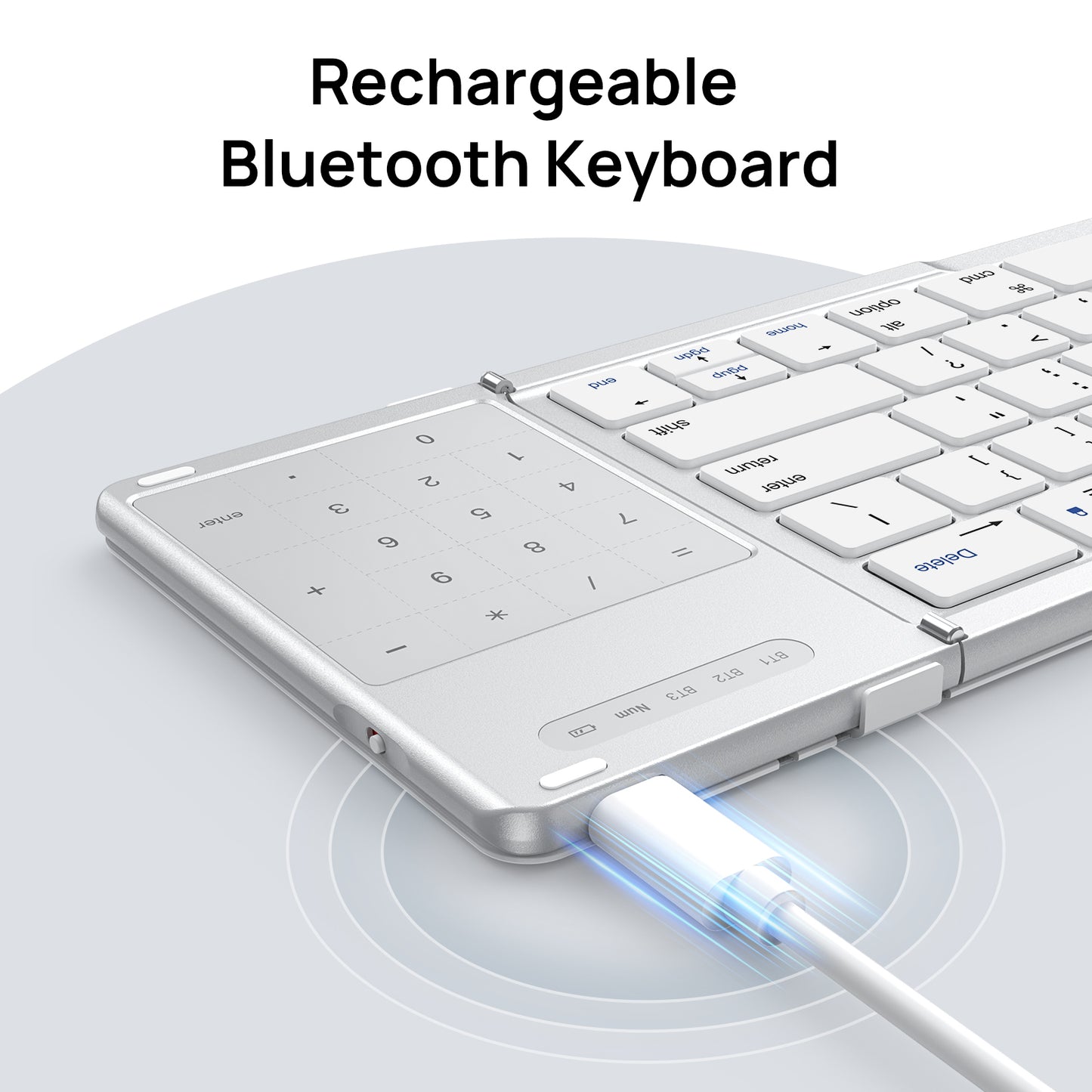 SODI Wireless Foldable Keyboard with Touchpad