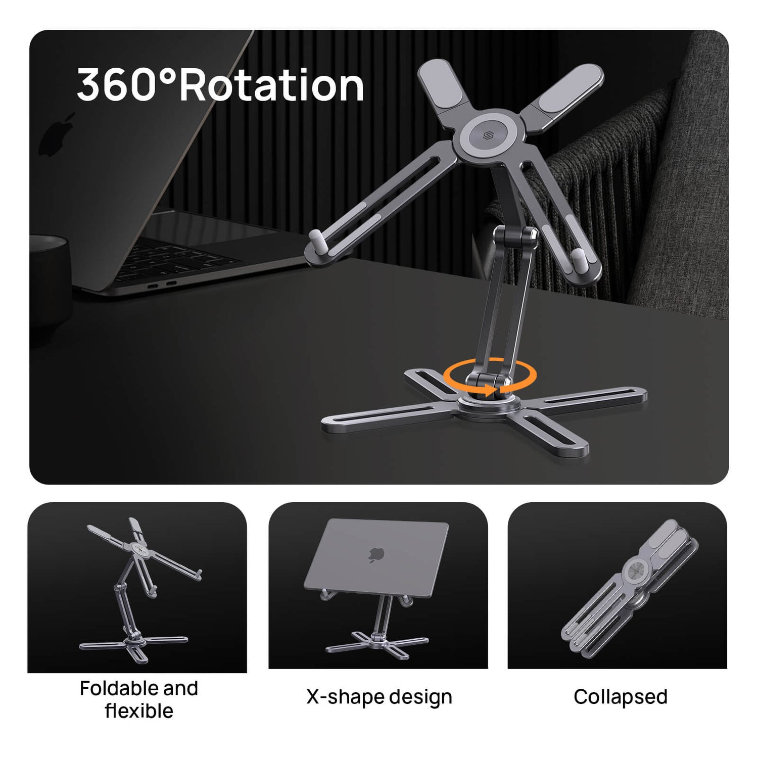 aluminum alloy swivel computer stand