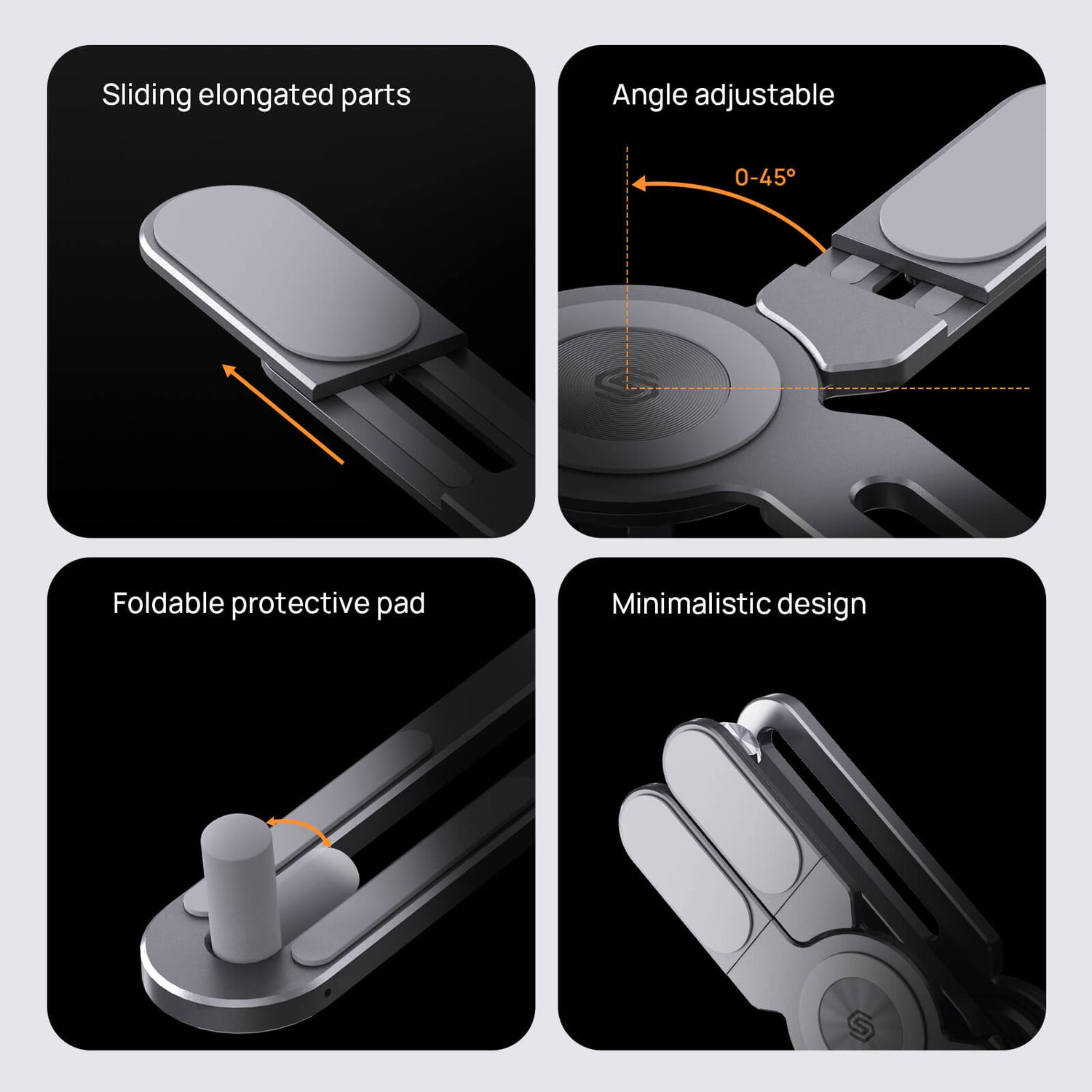 foldable notebook stand with versatile usage