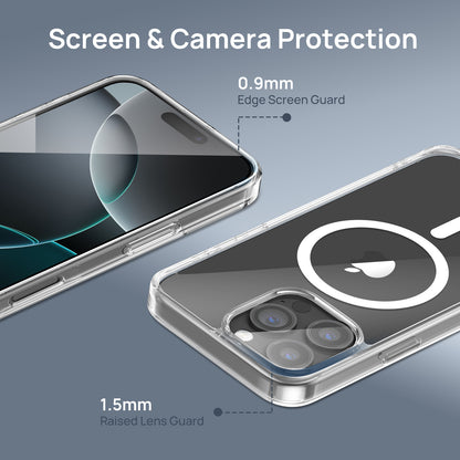 Phone Case with Screen and Camera Lens Protector Bundle for iPhone 16 Pro / Pro Max