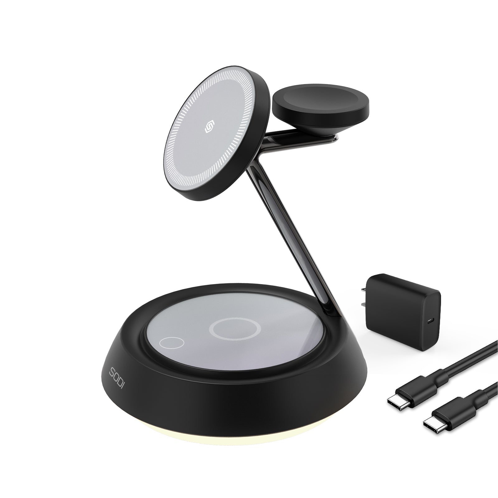 3-in-1 Wireless Magnetic Charging Station for Apple Devices SODI