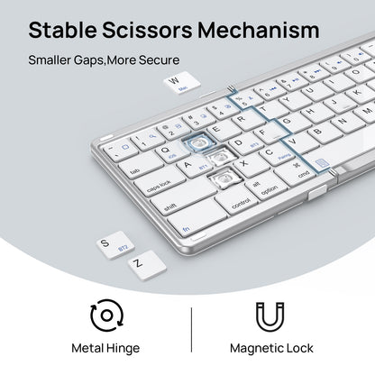 upgrade typing experience with foldable keyboard with trackpad