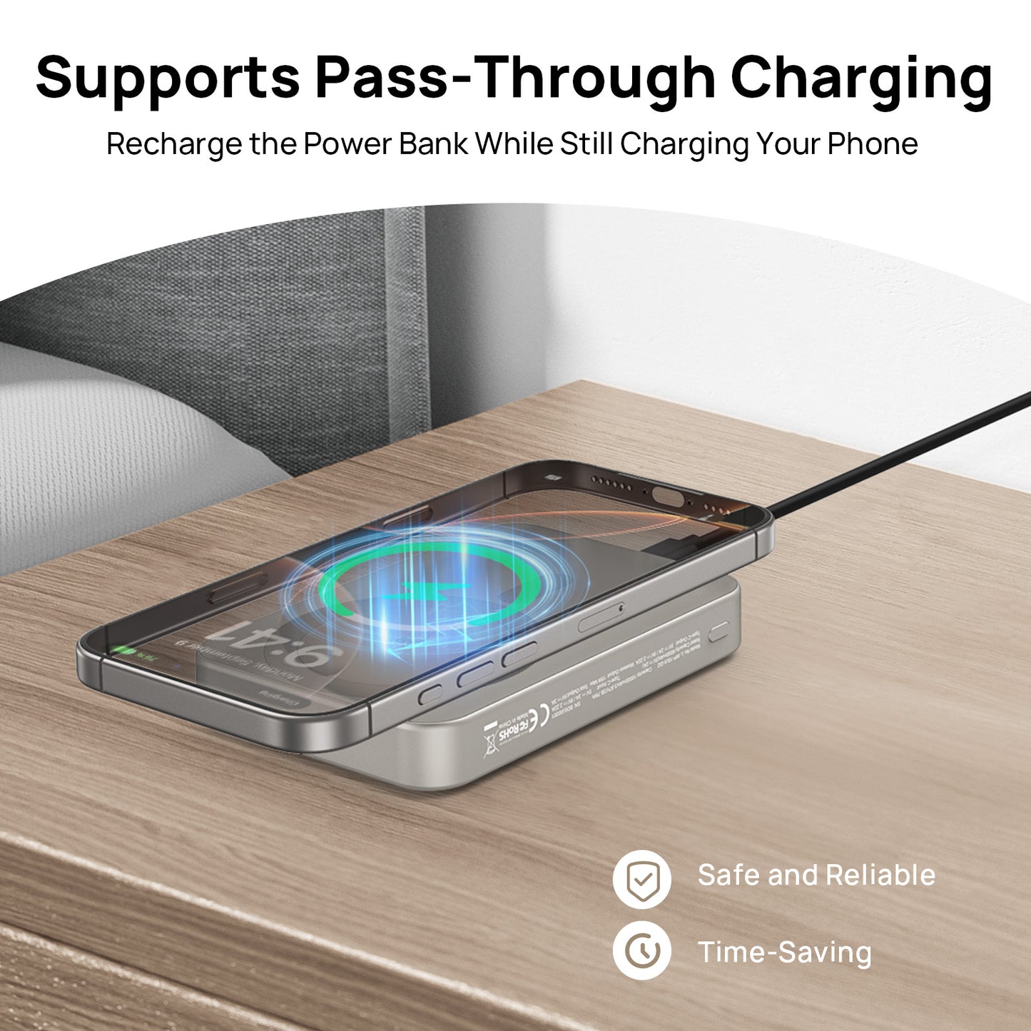 wireless charging power bank